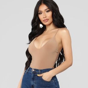 Tan bodysuit